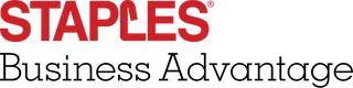 Staples logo.